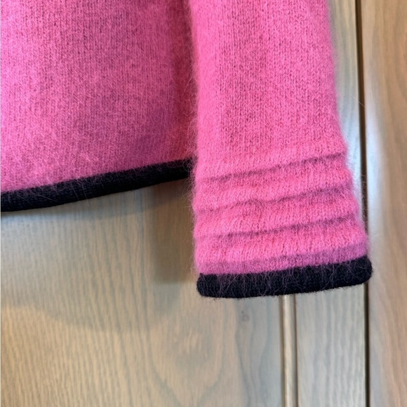 Vintage Tally Ho Angora Rabbit Hair/Lambswool Button Front High Collar Blazer/S - Picture 14 of 14